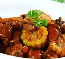 Pork Trotter Stewed with Corn
