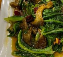 Stir-fried Lettuce with Mushrooms