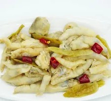 Braised Chicken Feet with Tiger Skin