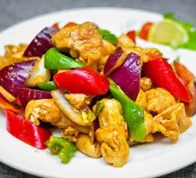Spicy Stir-Fried Pig Intestines