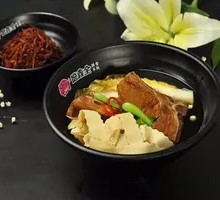 Pork Ribs with Tofu Skin and Chinese Cabbage
