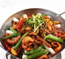 Dry Pot Octopus