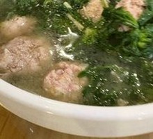 Sheep's Sorrel Meatball Soup