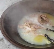 Stewed Chicken in Large Pot
