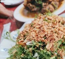 Cold-mixed bitter lettuce