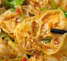 Sesame Sauce Noodles with Lotus Root