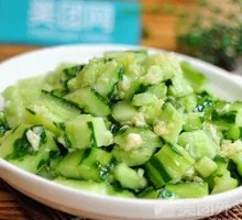 Garlic Cucumber Salad