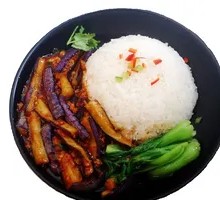 Eggplant Rice Bowl