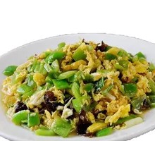 Egg with Green Chili