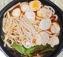 Squid Ball Hot Pot Rice Noodles