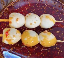 Cold Pot Quail Egg Skewers