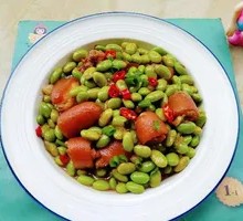 Stir-fried Mung Beans with Pig's Tail