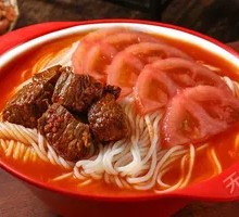 Tomato Beef Brisket Rice Noodles