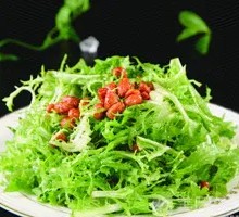 Crispy Walnut and Bitter Greens Salad
