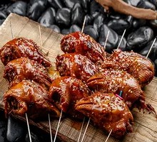 Roasted Chicken Heads