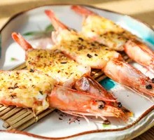 Cheese Baked Argentine Shrimp