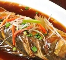 Braised Large Sea Bass