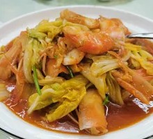 Stir-Fried Shrimp with Chinese Cabbage