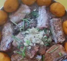 Fish Pot with Corn Dumplings