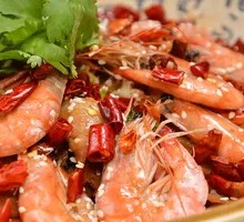 Spicy Stir-Fried Prawns