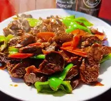 Stir-fried Heart Meat with Green Chili