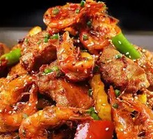 Spicy Pork Ribs with Shrimp