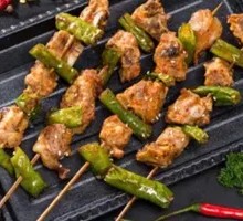 Spicy Sweet Pork Ribs Skewers