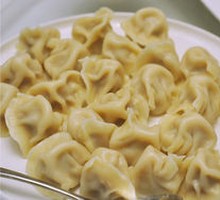 Chinese cabbage and pork dumplings