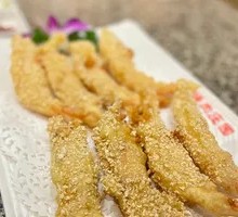 Fried Shrimp with Green Onion