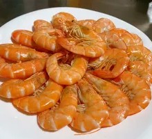 Boiled Shrimp in Salt Water