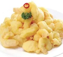 Soft-Fried Scallops