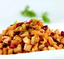 Stir-Fried Lotus Root Cubes