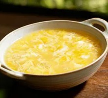 Corn Soup with Egg Flowers