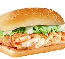 Crispy Fresh Shrimp Burger