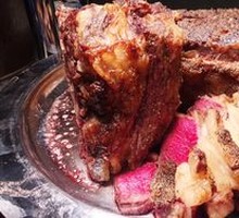 Grilled Lamb and Beef Steak