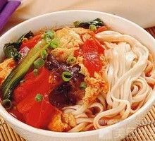 番茄炒鸡蛋盖浇面