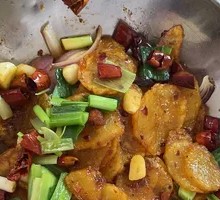Spicy Potatoes in Dry Pot