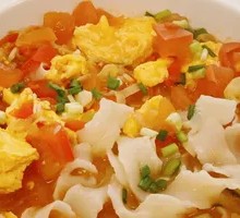 Egg Fried Knife-Cut Noodles