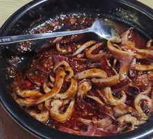 Grilled Squid on Stone Plate