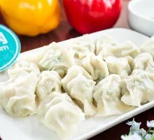 Chinese cabbage and pork dumplings