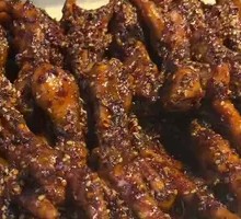 Flaming Chicken Feet