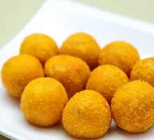 Taro and Sweet Potato Dumplings