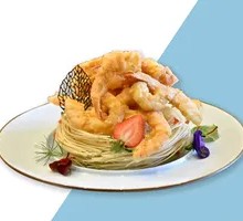 Golden Garlic Crispy Shrimp