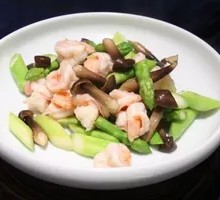 Asparagus Stir-Fried with Shrimp