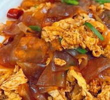 Duck Egg Stir-Fried Rice Noodles
