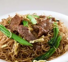 鸡蛋牛肉炒米粉