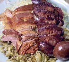 Pork Trotter and Sausage Rice