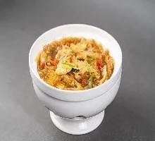Goose Egg Stir-fried Rice Noodles