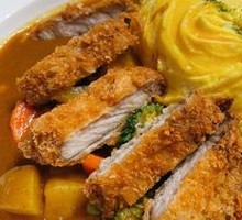 Pork Cutlet Omelette Rice