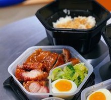 Crispy Pork Belly and Roast Duck Rice